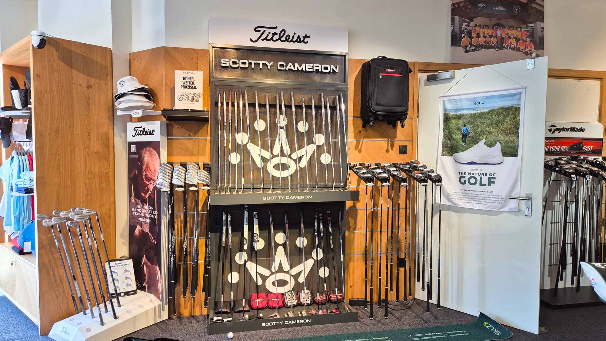 Golfausstattung im Pro Shop Eichenheim